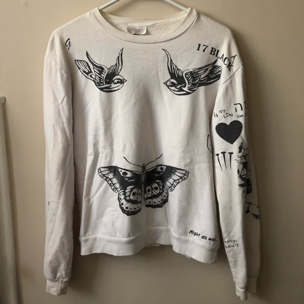Harry Styles Freshtops tattoo sweater